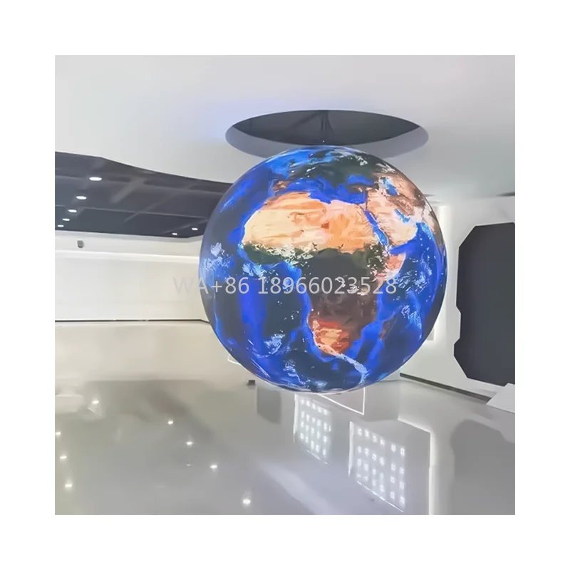 

Крытый P2 P2.5 Светодиодный цифровой шар 4M Видеостена Полная система Rgb 3D Globe Globes Большой светодиодный сферический дисплей Купольный светодиодный экран
