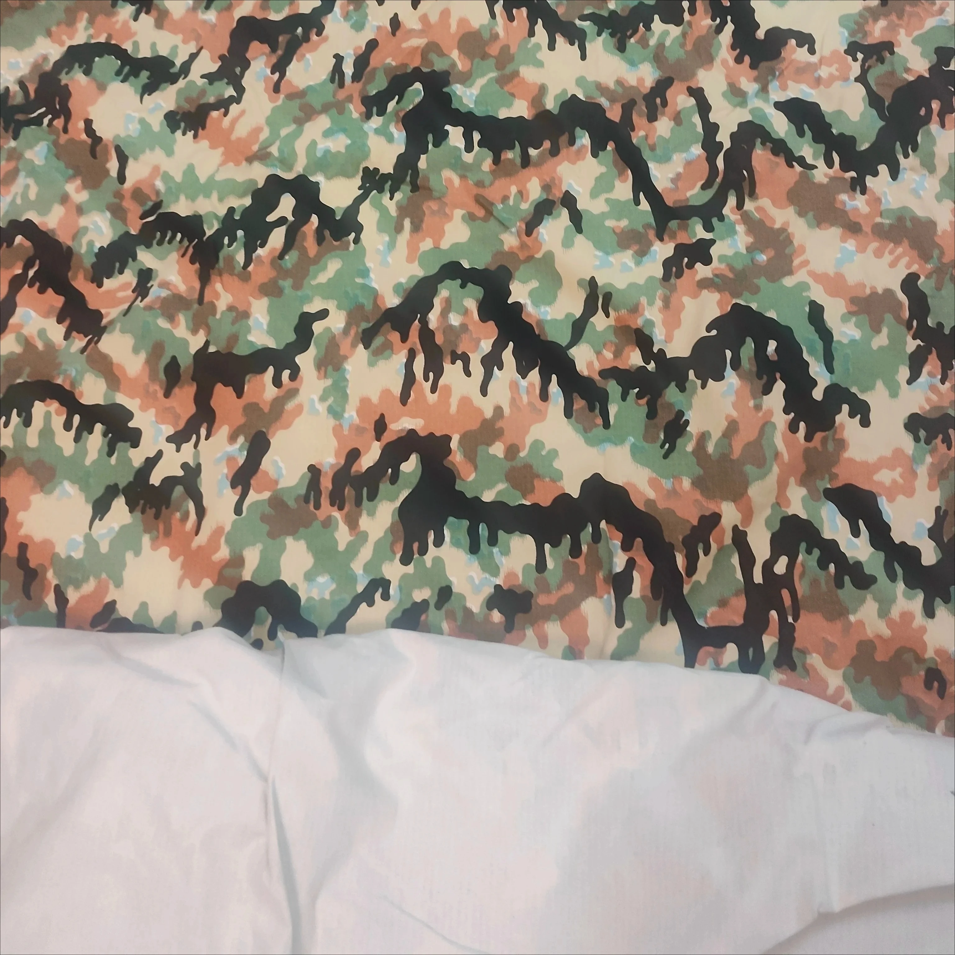 All-cotton German Ruins Camouflage Fabric SS-Leibermuster HBT Herringbone All-cotton Fabric 1*1 Reproduction view 4