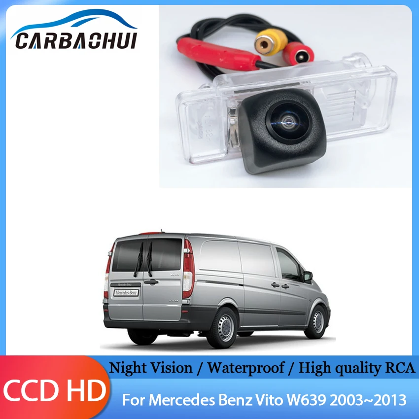 

170 градусов HD 1280x720P специальная автомобильная камера заднего вида ночного видения водонепроницаемая для автомобиля Mercedes Benz Vito W639 2003 ~ 2013