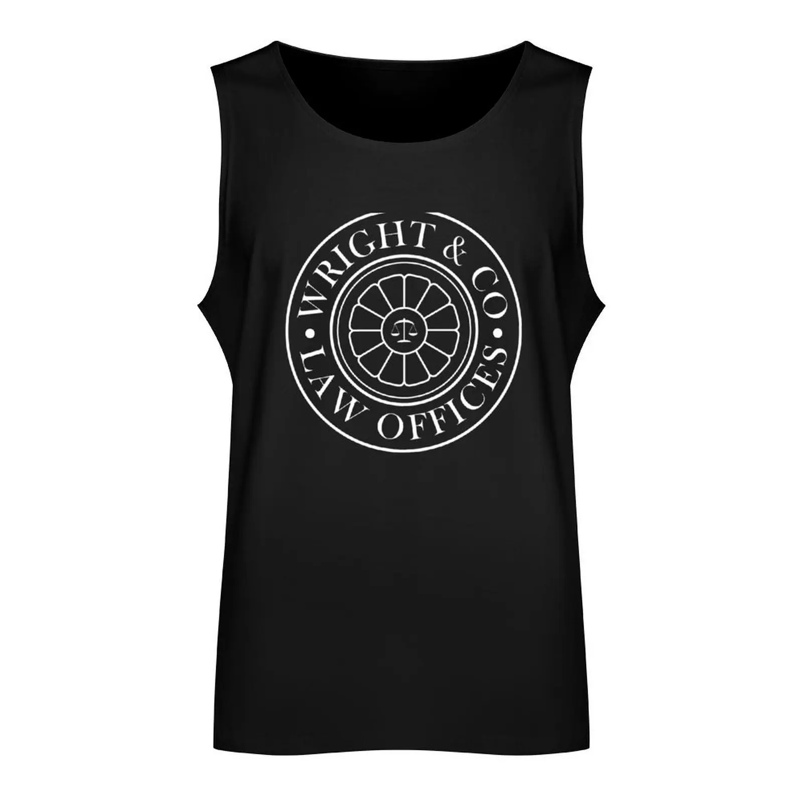 Wright & Co Law Offices Tank Top Vest fitness sports t-shirts for men