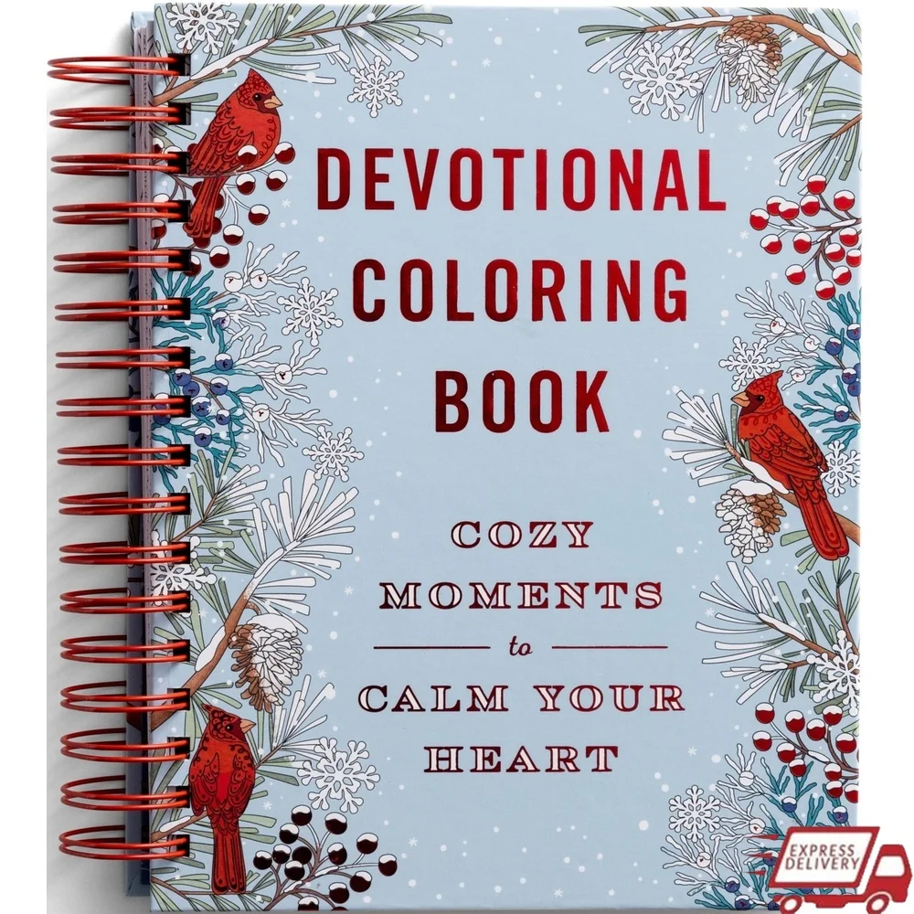 สมุดระบายสีเพื่อการศึกษา บรรเทาความเครียดและเสริมสร้างความคิดสร้างสรรค์ 75 หน้าแห่งการสะท้อนและช่วงเวลาแห่งความสงบ ไอเดียของขวัญวันหยุดสำหรับทุกคน