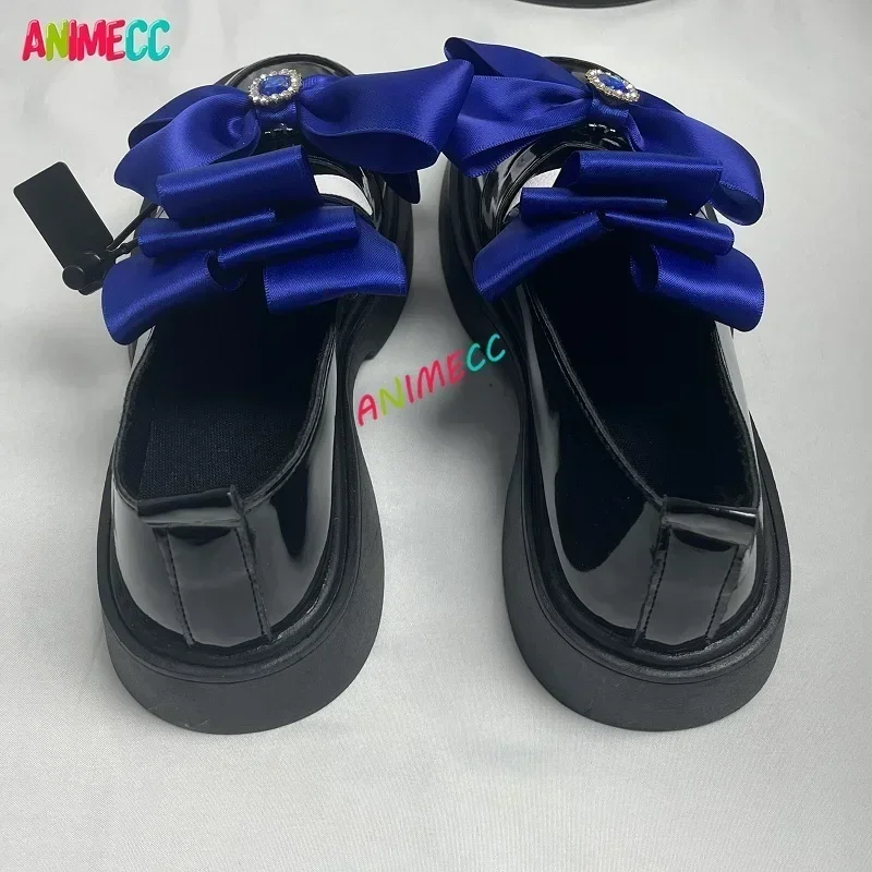 Furina Focalors Genshin Impact Cosplay Shoes Boots Anime Game Furina De Fontaine Halloween Christmas Party High Heels Shoes