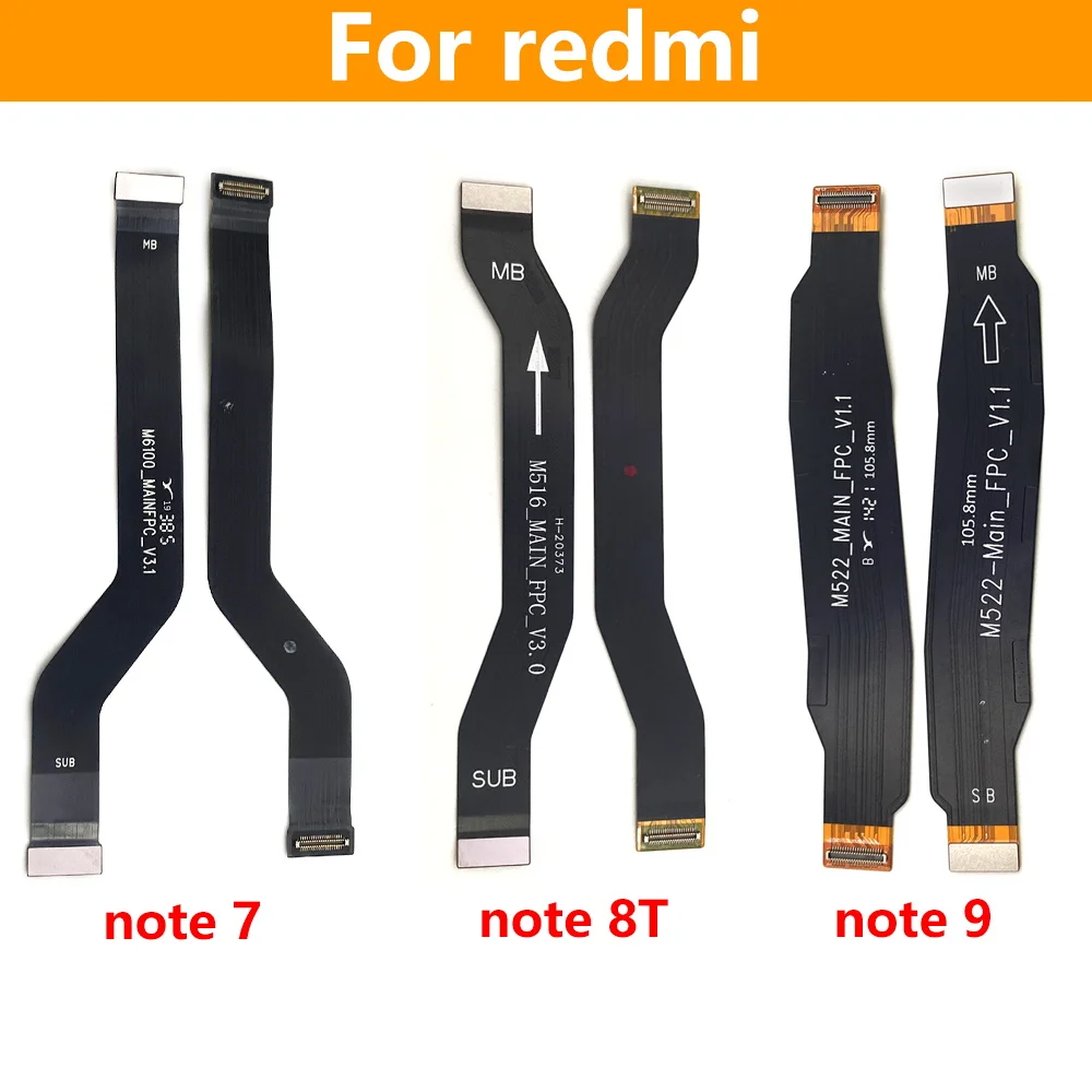 Replacement Motherboard FPC Main Board Connector Flex Cable Part For Xiaomi Redmi 8 8A 9 9A 9C Note 6 7 9 Pro 8T 9S