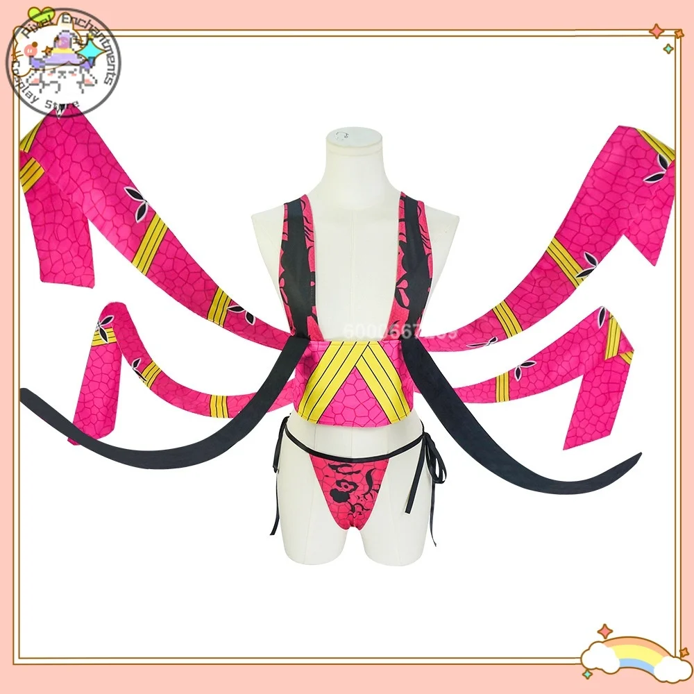 

Demon Slayer:Kimetsu No Yaiba Upper Rank Daki Nezuko Cosplay Costume Shinobu Kocho Anime Role-playing for Women Two-dimensional