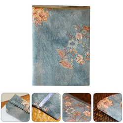 A5 Adjustable Book Cover Decorative Book Sleeve Crane Design Book Protector Hand-made Cloth Book Cover  Hand Account Book