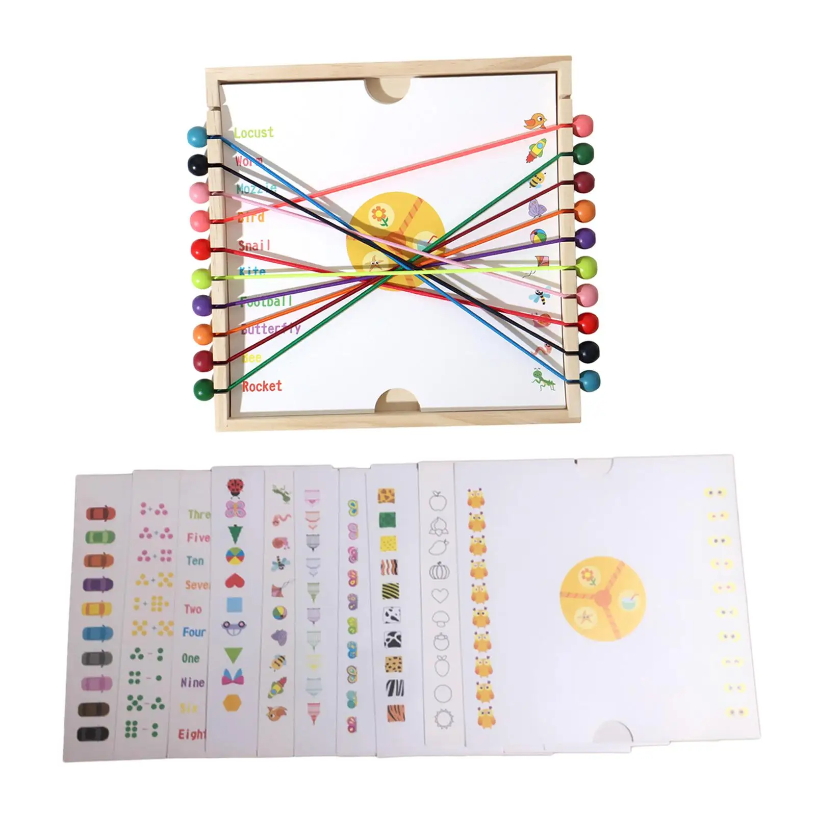 Rope Untangle Toy Twist Rope Puzzle Strategy Board Game Untying Game Puzzle Challenge Toy for Kids Boys Girls