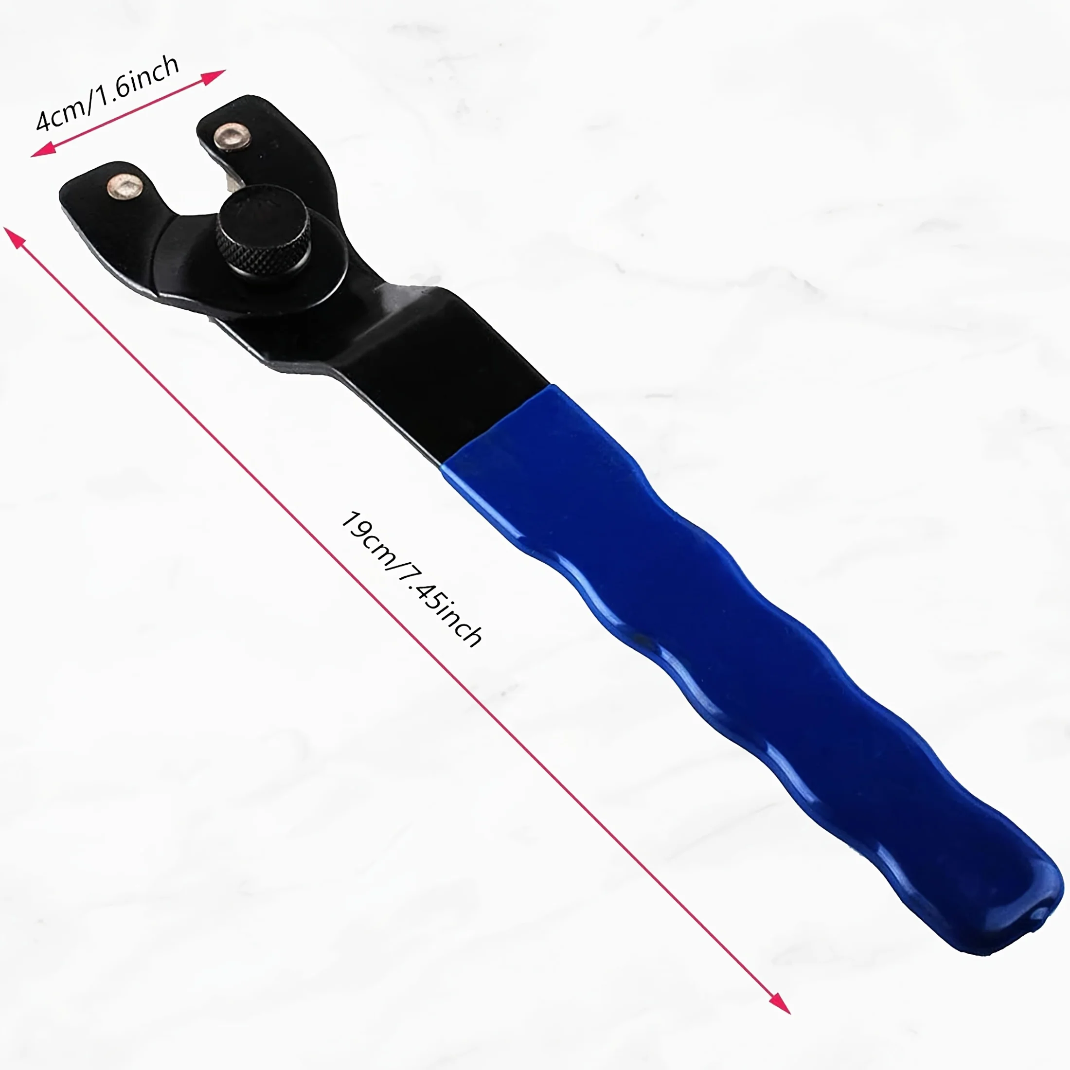 Universal Adjustable Pin Wrench Angle Grinder Lock Spanner Carbon Steel Grinding Wheel Changing Tool For 4‑9 Inch Angle Grinder