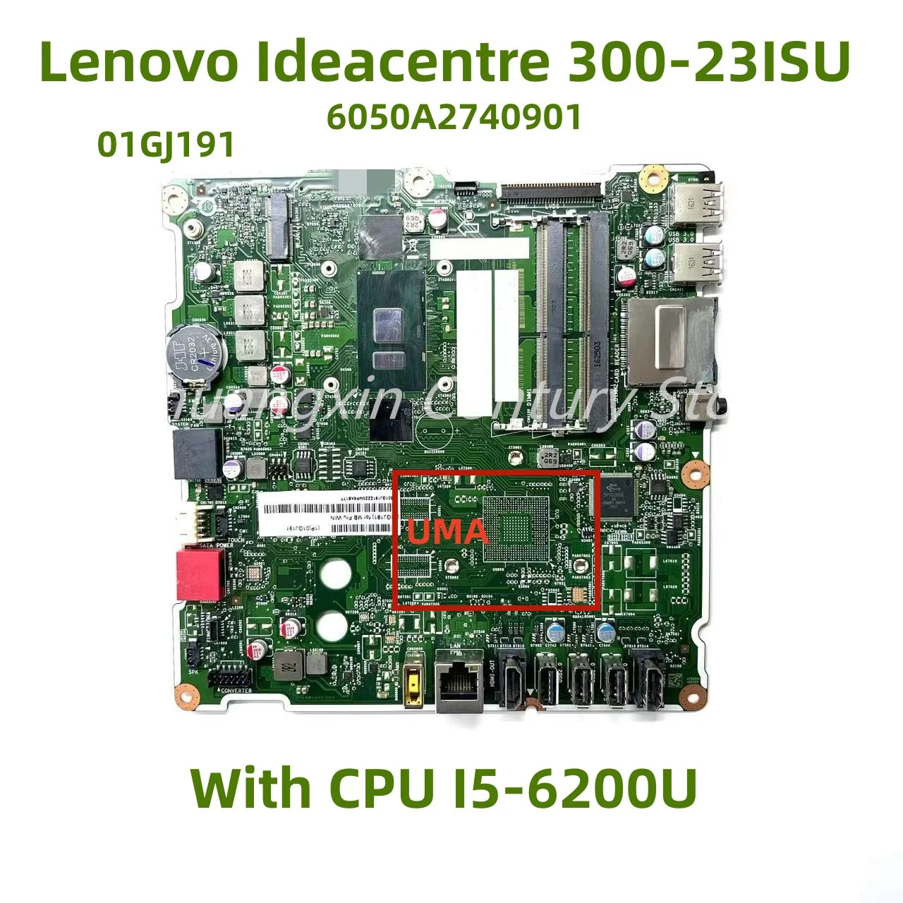 

6050A2740901 suitable for Lenovo 300-23ISU laptop motherboard with I3-6100U I5-6200U CPU UMA 100% test OK shipment