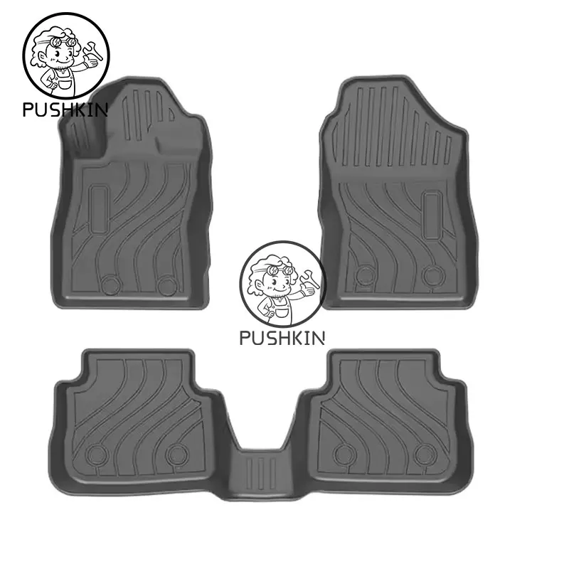 for Subaru Crosstrek 2024 2025 TPE 3D Car Floor Mats Cargo Liner Trunk Pad All Weather Waterproof Black Left Rudder Accessories