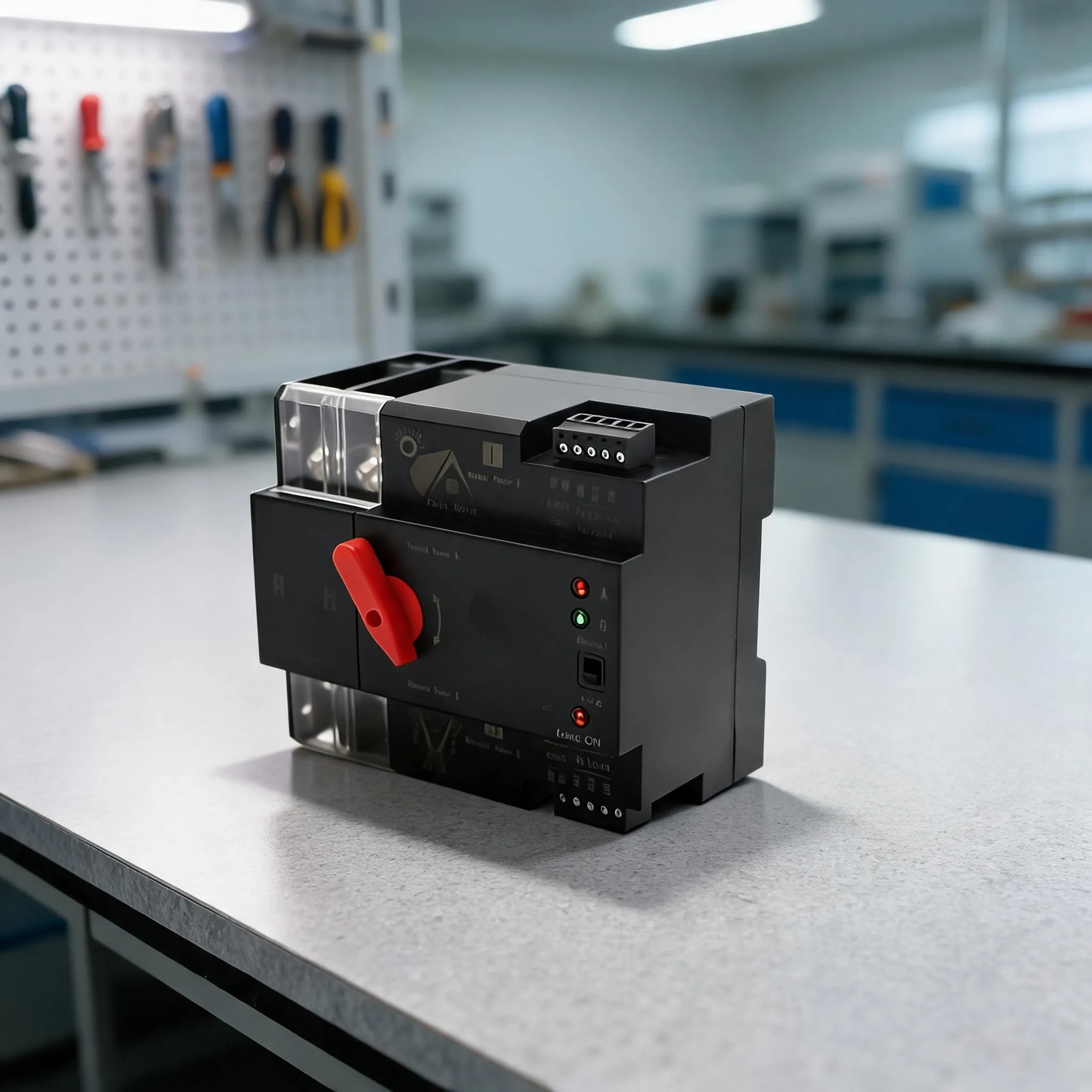 2P AC110V Dual Power Automatic Transfer Switch, 8ms Fast Transfer, Manual/Auto Mode, For Generator Uninterruptible Power