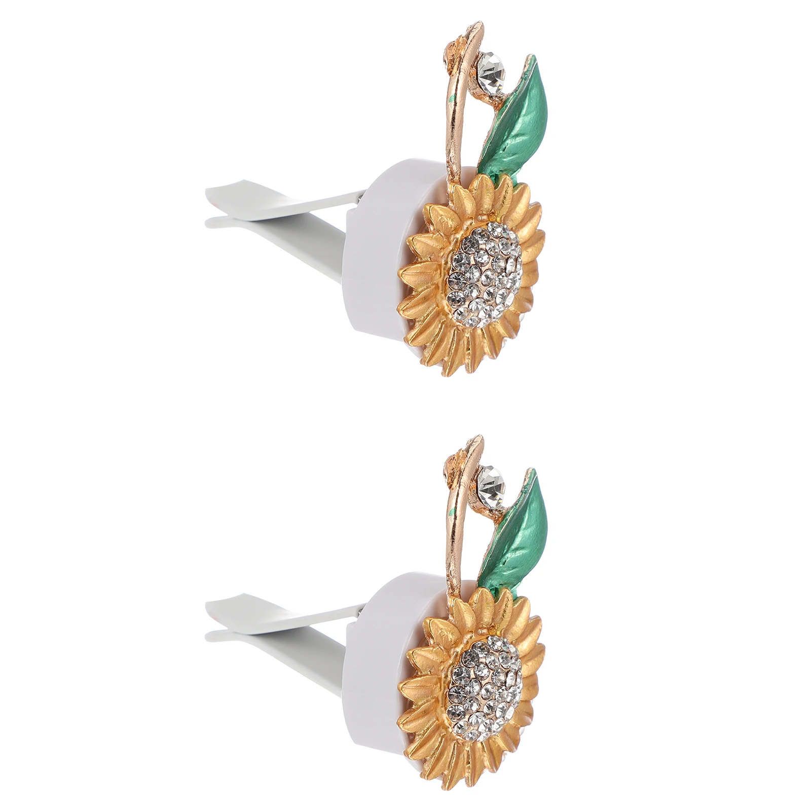 

2pcs Aromatherapy Diffuser Clip Metal Air Car Air Freshener Freshener Vent Perfume Auto Outlet