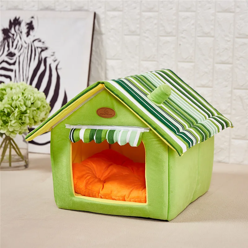 Unique Factory Portable Small Cheap Folding Felt Wholesale Soft Big Home Luxury Indoor Large Cat Pet Dog House