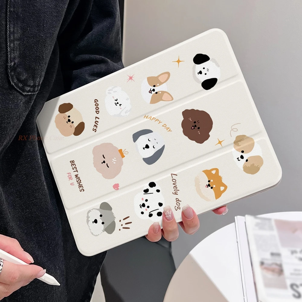 사랑스러운 강아지 무늬 삼성 탭 S9 플러스 S9 FE - Tablet A9 Accessories 리뷰 및 가격