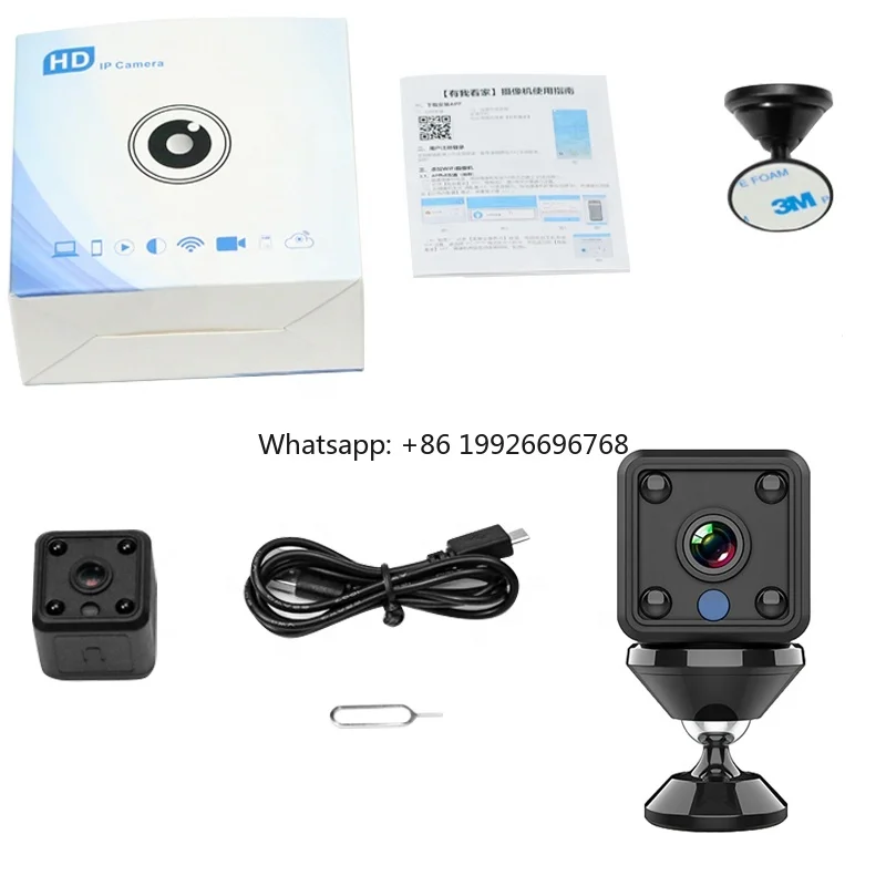

Factory Wholesale 4k X6 Wireless Wifi Security Night Vision Small Webcams Wifi IP 1080P Mini Cctv Camera Photo