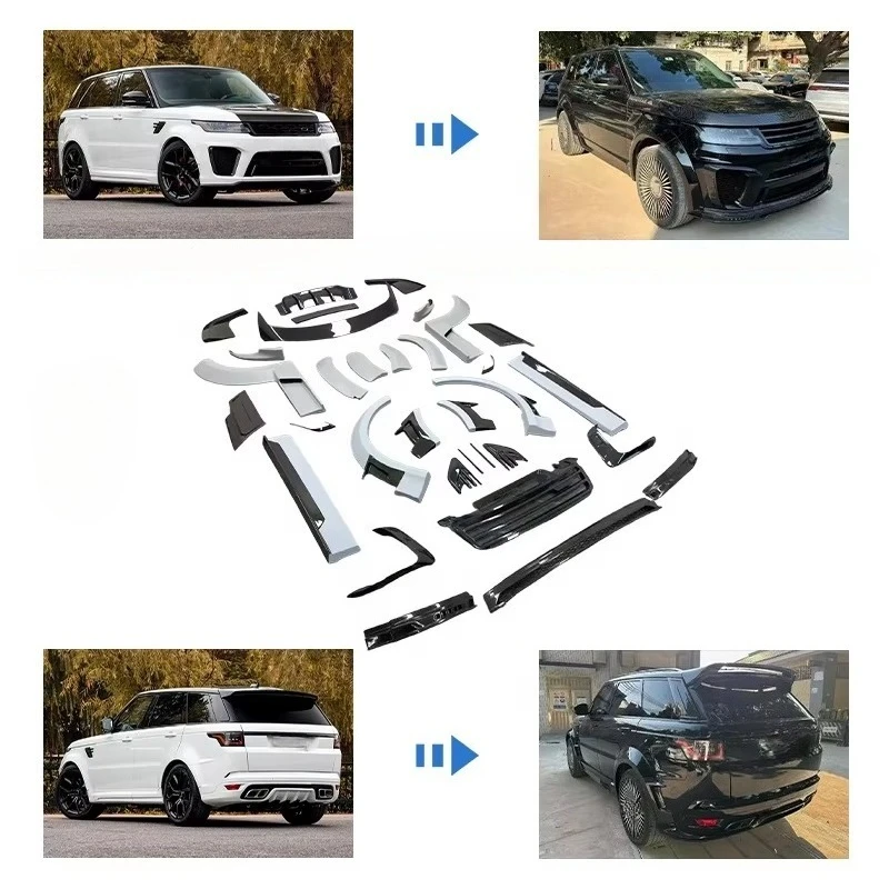 Facelift MSY Body Kits for Land-Rover Range Rover Sport SVR Front Splitter Side Skirts Rear Spoiler Wheel Arches WideBody Kit