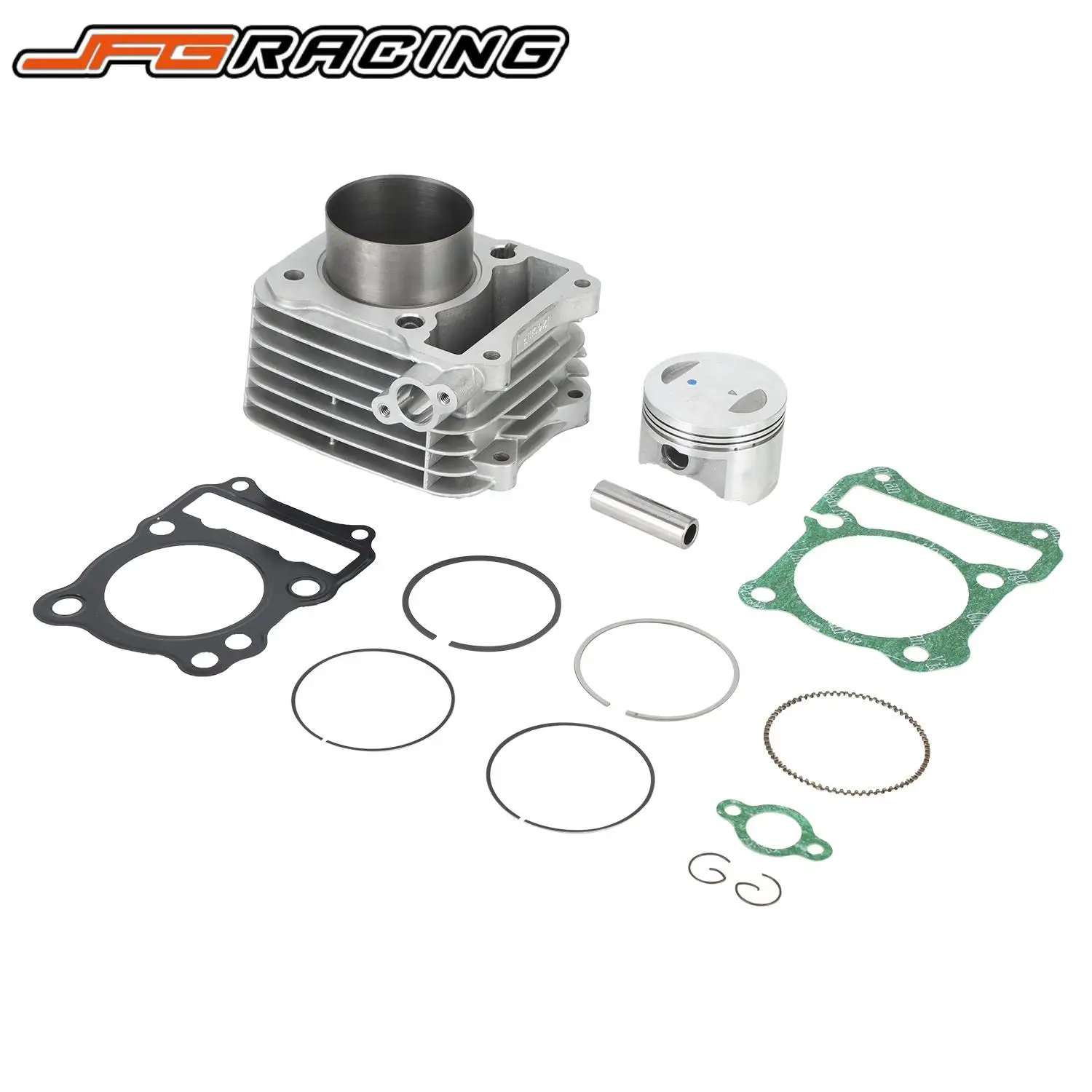 

Cylinder Block Sleeve Kit Piston Rings Head Base Gasket Kit Motor For KLX125 03-09 150CC MODIFIED ENGINE K157FMI CONVEX PISTON