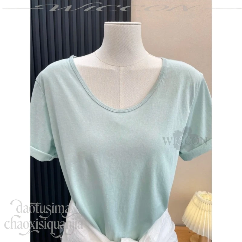Anime Chainsmoker Cat Costume Yani Neko Yanineko Cosplay Mint Green Wig T-Shirt Furry Earwear Tail Pants Full Set Halloween view 5