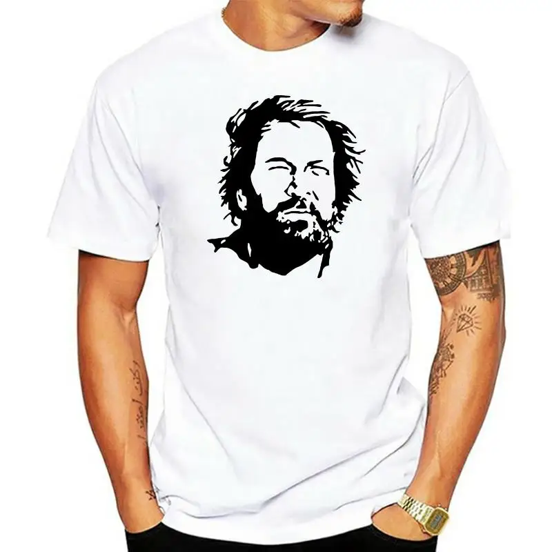 Five Colors 100% Cotton Bud Spencer Mucke 63 Shirt Retro Film Terence Hill Kino Tv 2022 Streetwear Short Sleeve Tees