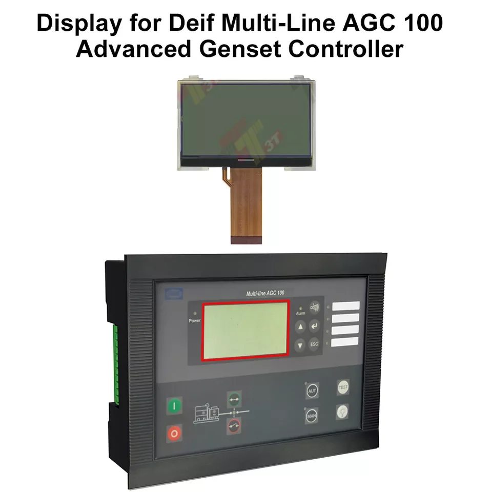 

Дисплей для многолинейного контроллера генераторной установки Deif Multi-Line AGC 100, AGC 200, AGC 242