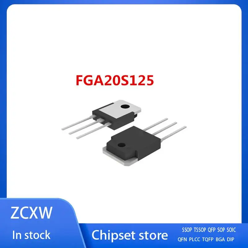 

10PCS/LOT FGA20S125P FGA20S125 20N125 TO-3P 20A 1250V