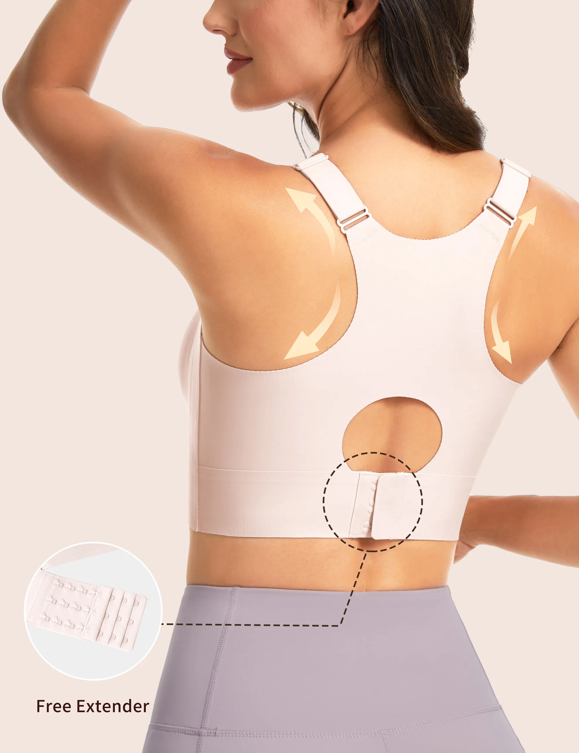 THE GYM PEOPLE Women’s Wireless Everyday Bras Racerback Seamless Push Up Bralette Padded Comfortable Full Coverage