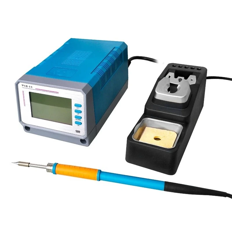 

Circuit Board 75w Digital Display Repair Electric Automatic Soldering Station For Solar Cell T12-11 220V