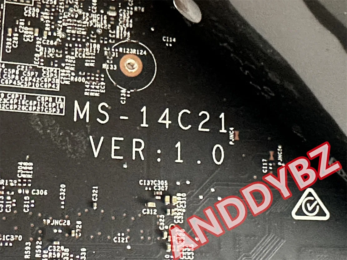 Original MS-14C21 FOR MSI Prestige 14 A10RAS LAPTOP MOTHERBOARD WITH i7-10510U AND MX250 Tested Fast Shipping