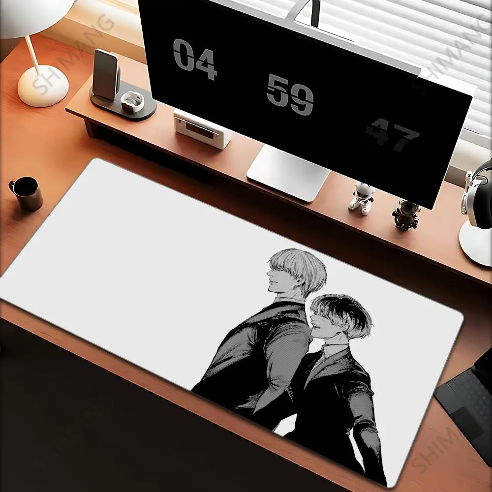 

Gaming Accessories Mouse Pad Tokyo Ghoul Mousepad Anime Cartoon Large Mouse Mat Big Mause Pad Keyboard Computer Gamer Desk Mat