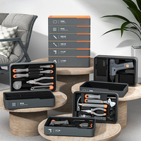 Xiaomi Deli Electrician Tool Set Household Maintenance Hand Tools Box Set T-BOX Wrench Knife Pliers Screwdriver Multi Tools