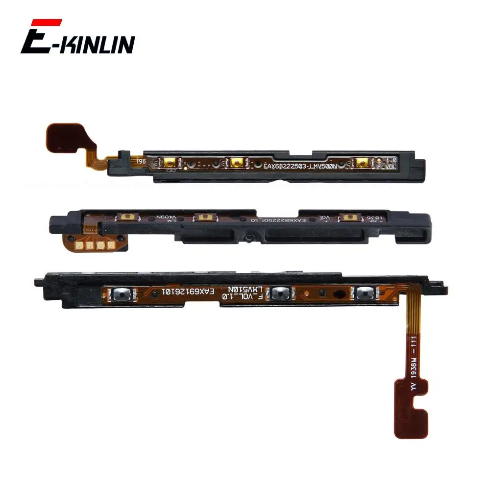 Mute Switch Power Key Ribbon Repair Part For LG V20 V30 V30S Plus V35 V40 V50 V50S ThinQ ON OFF Volume Button Control Flex Cable