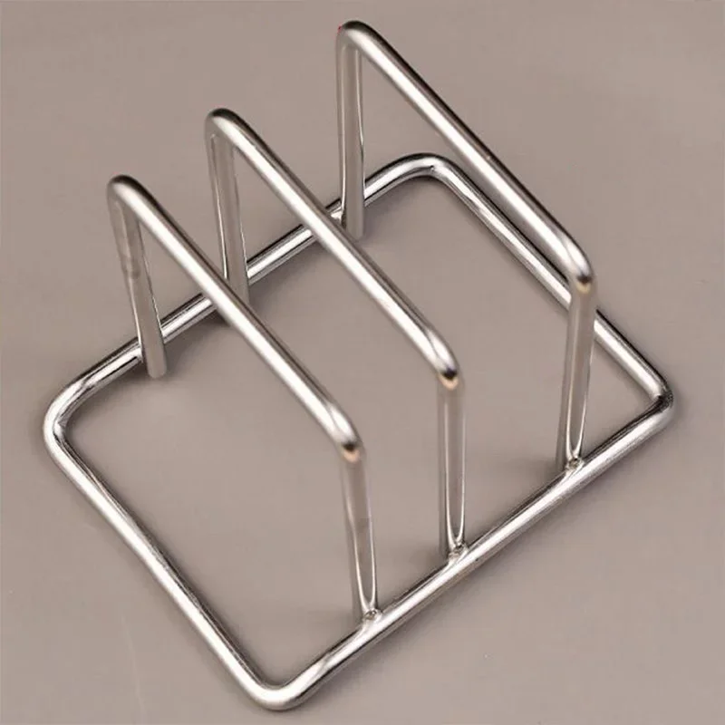 Soporte para Tabla de Cortar de Cocina, Soporte para Tapas de Ollas, Organizador de Tabla de Cortar de Acero Inoxidable para Escritorio, Estante de Almacenamiento Estable