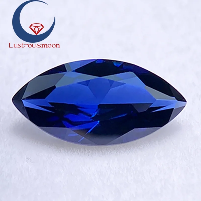 مختبر نمت الياقوت الأزرق الملكي ماركيز قطع الماس الاصطناعية حجر أحجار كريمة مفكوكة مع شهادة AGL سحر لصنع المجوهرات