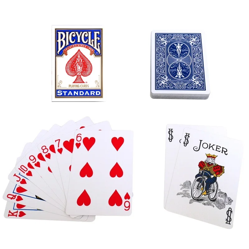 1pcs USA Native Bicycle Deck Red or Blue Magic Regular Playing Cards Rider Back Standard Decks Magic Trick 808 Sealed Decks