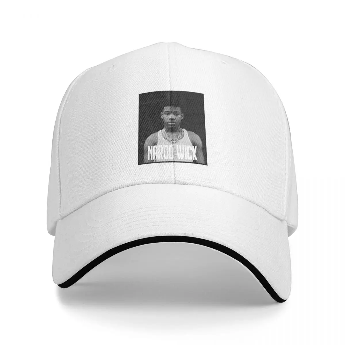 Nardo Wick | B&W Poster Design Baseball Cap Dropshipping Big Size Hat Female Men's