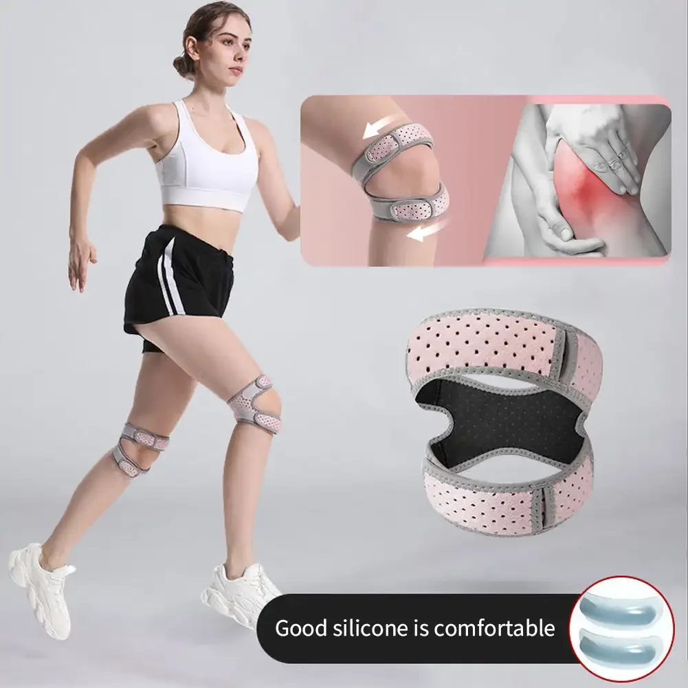 Patellaband Voor Dagelijkse Hardloopsport Beschermende Kleding Mannen En Vrouwen Springtouw Fitness Oefening Knie Bescherming Band