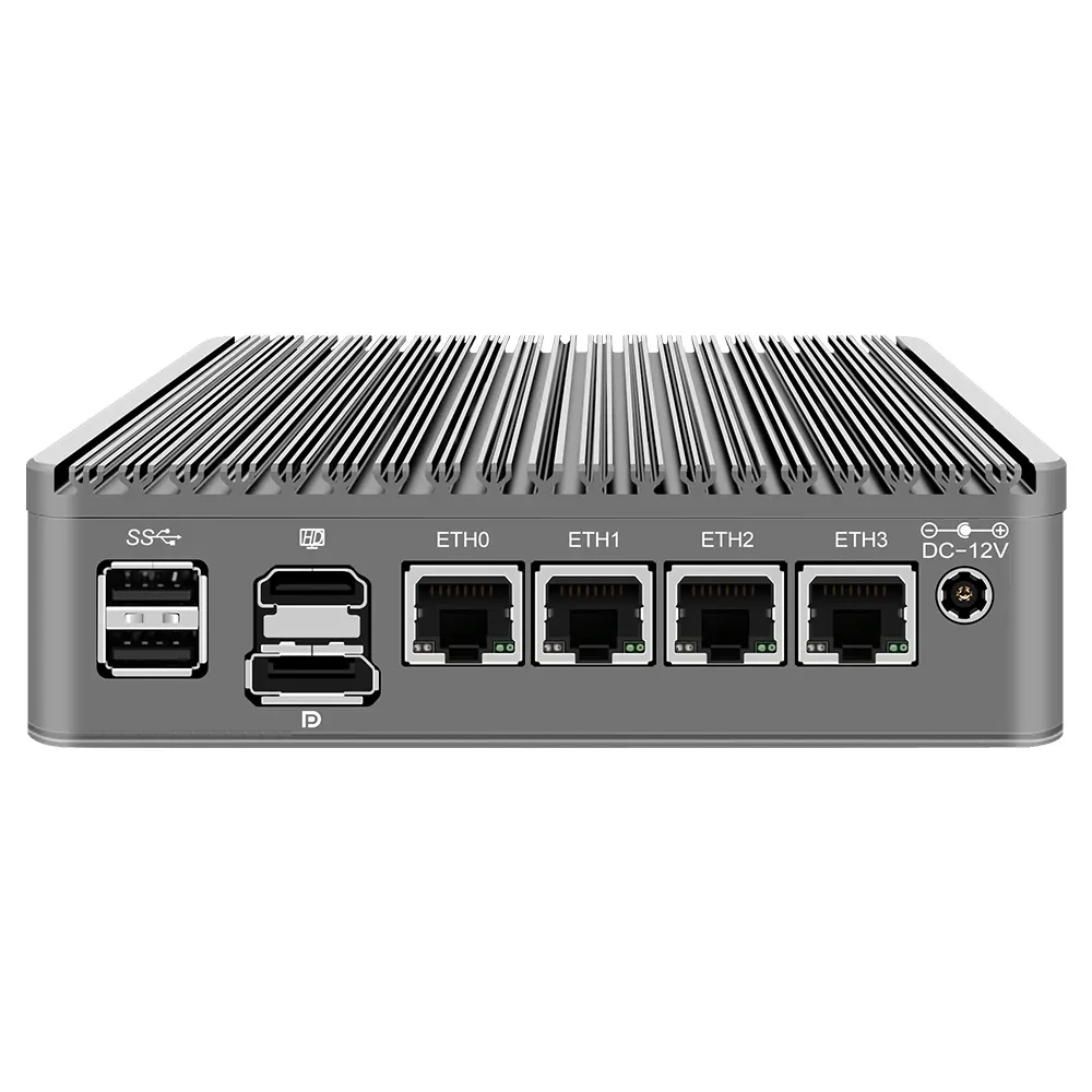 Imagem -04 - Topton-roteador de Firewall Fanless X2c Edição Acessível 12ª Geração Intel i3 N305 N100 Ddr5 x Pcie Host Proxmox 4xi226-v 2.5g