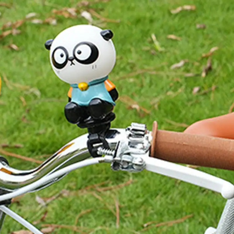 Schöne Panda Fahrrad Glocke Kinder Fahrrad Horn Squeeze Kawaii Tiger Fahrrad Hörner Spaß Tier klingt Fahrrad Lenker Zubehör