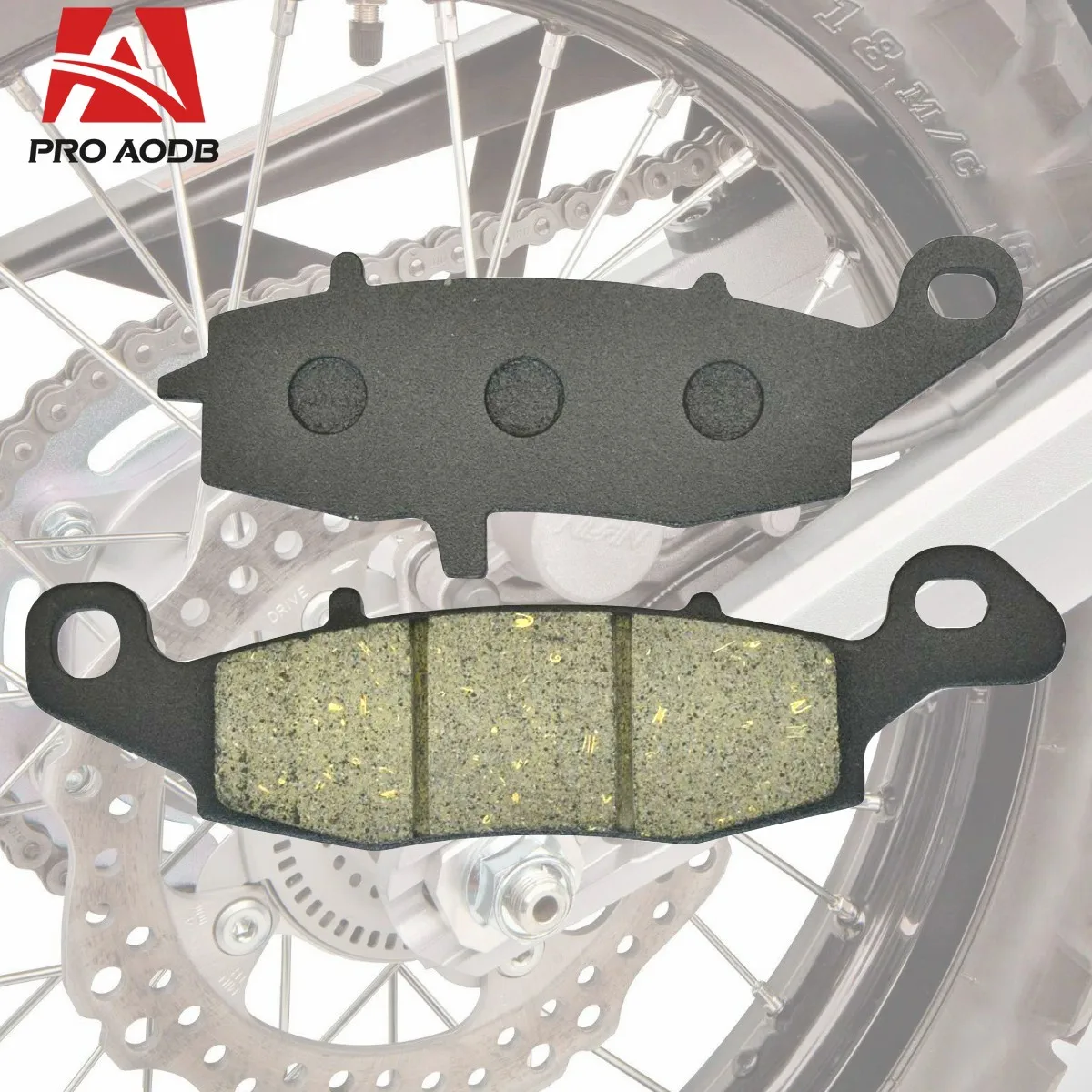 

Front Left & Right Brake Pads For Kawasaki ER6F ER6N EX650 DAF ECF EDF KLE650 Z750 Z750S A6F A7F A8F C9F CAF CBF B6F B7F B8F D9F