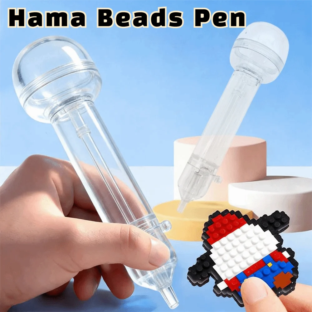 2.6mm Tip Bead Placement Pen Automatic Crafts Maker Fuse Beads Pen DIY Beads Craft Projects Press Perler Hama Beads Pen