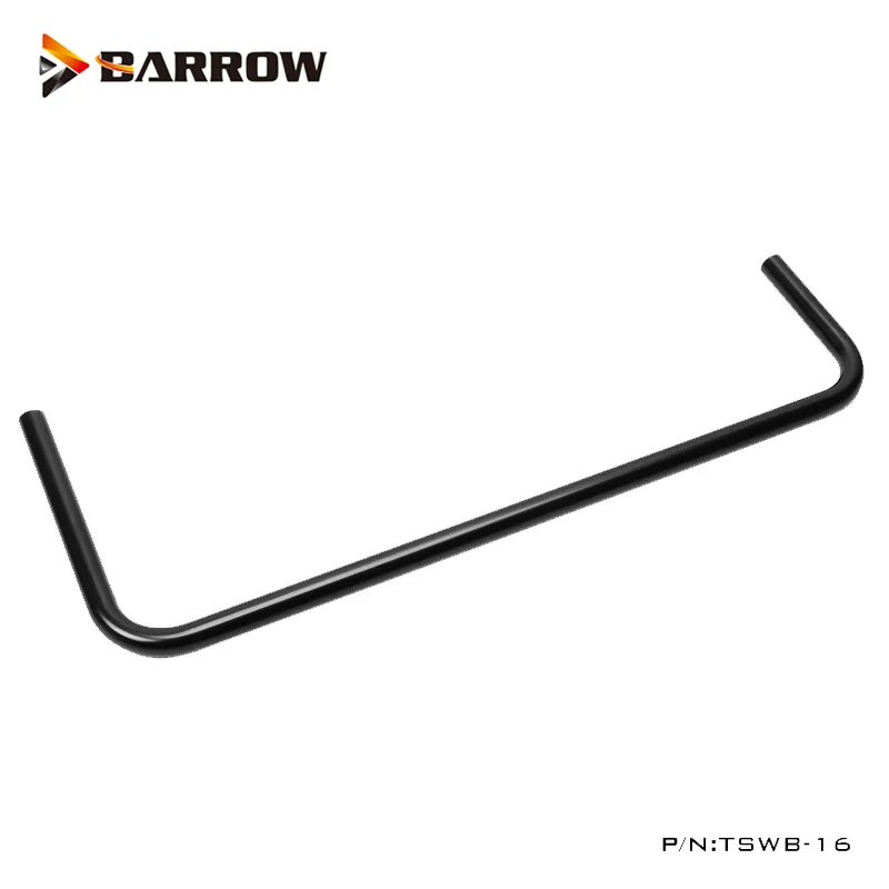 Barrow Prebend Metal Tube OD16MM Outer Diameter,490MM Length,Custom Computer Case Liquid Cooling Rigid Pipe,TB16-490 TSWB-16