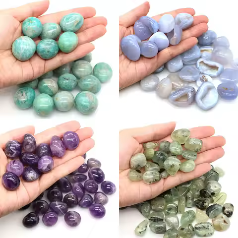 Natural Tumbled Stones Healing Crystals Quartz Bulk Ore Gravel Specimen Mineral Gems Pendant DIY Tank Aquarium Garden Home Decor