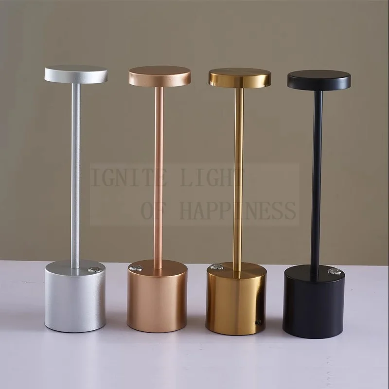 Led Charging Bar Lamp Table Atmosphere Light Restaurant Clear Bar Table Outdoor Atmosphere Lamp Stalls Retro Table Upright pole