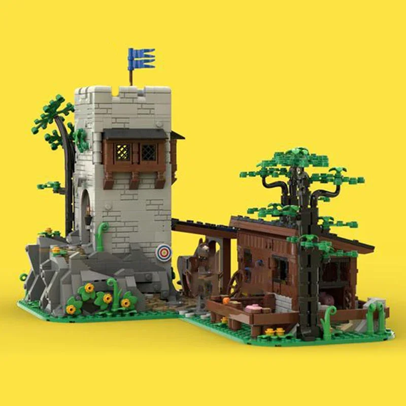 Moc Building Blocks Military Model Eagle Watchtower Technical Bricks DIY Assembly Construction Toys For Childr Holiday Gifts