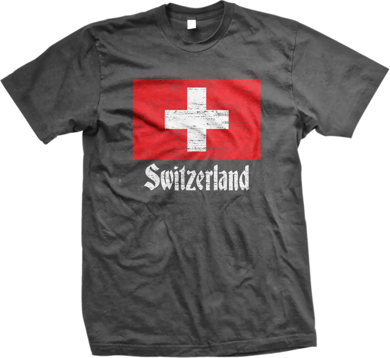 Flag of Switzerland Swiss Schweizer Men's T shirt NOFO_00055