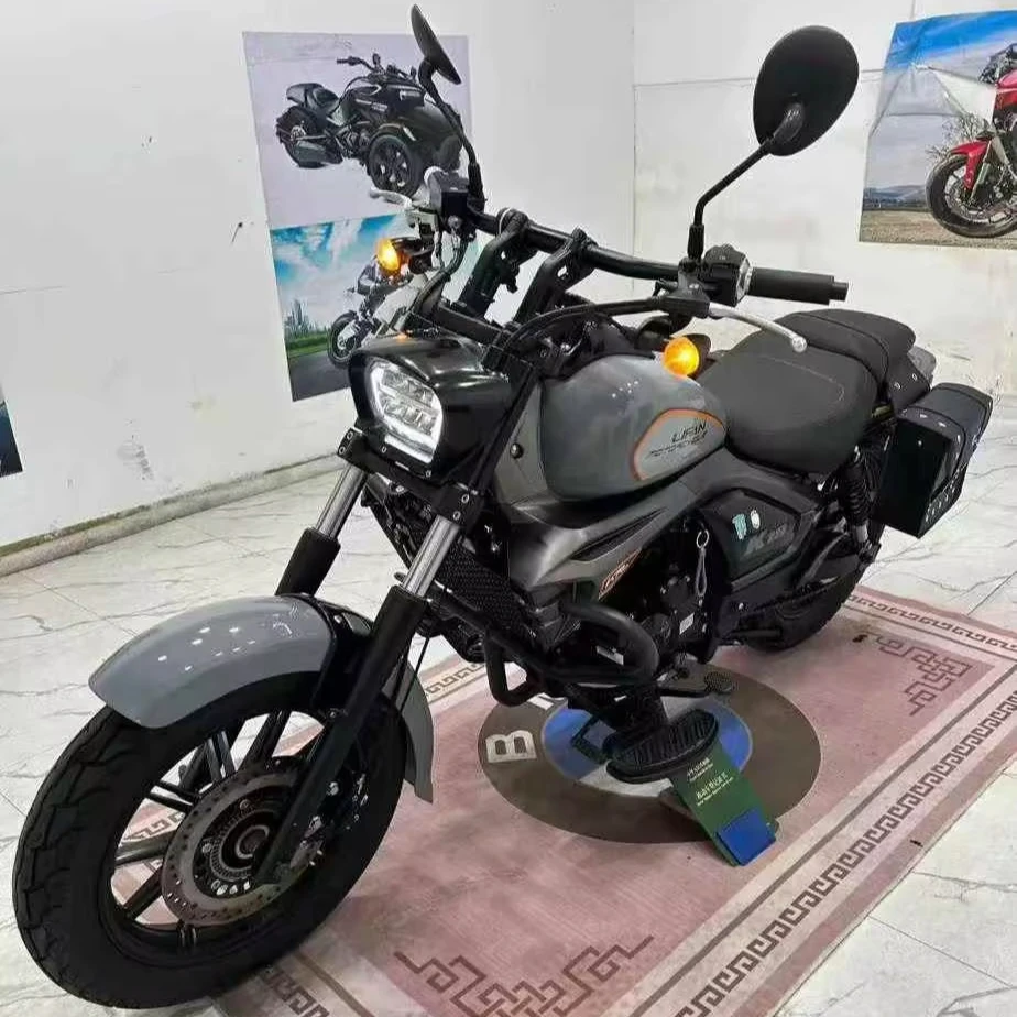 

ForUsed 2022 Lifan K19 150cc Cruising Retro Street Motorcycle Over 80km/h Max Speed