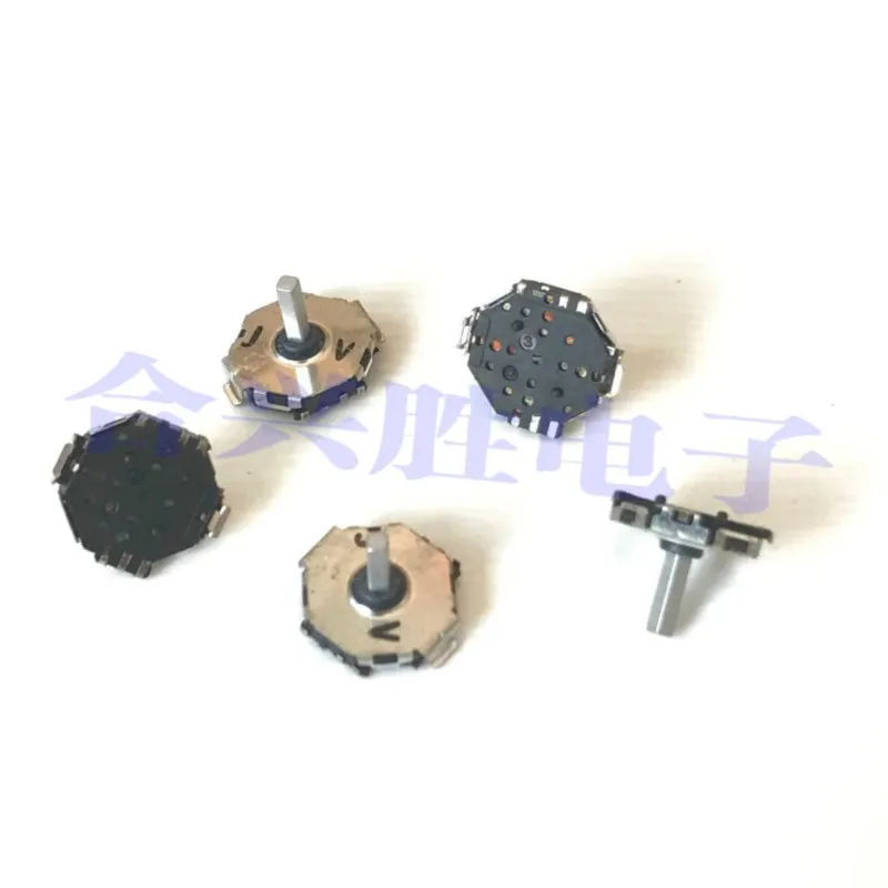 3 Piece Small Size SMD Type Five Way Switch 12*11*9MM multifunctional Four Way Switch With Button Switch Handle Length 6MM