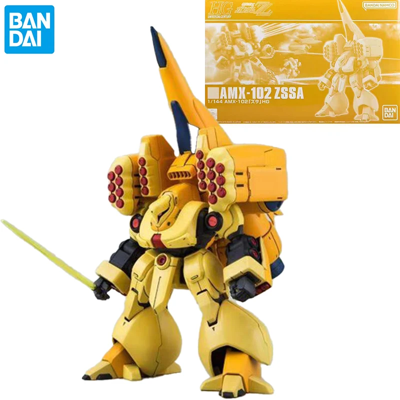 

Bandai Original GUNDAM Anime HGUC 1/144 AMX-102 ZSA PB Limited Model Kit Action Figure Model Gift Toy Collection for Kids