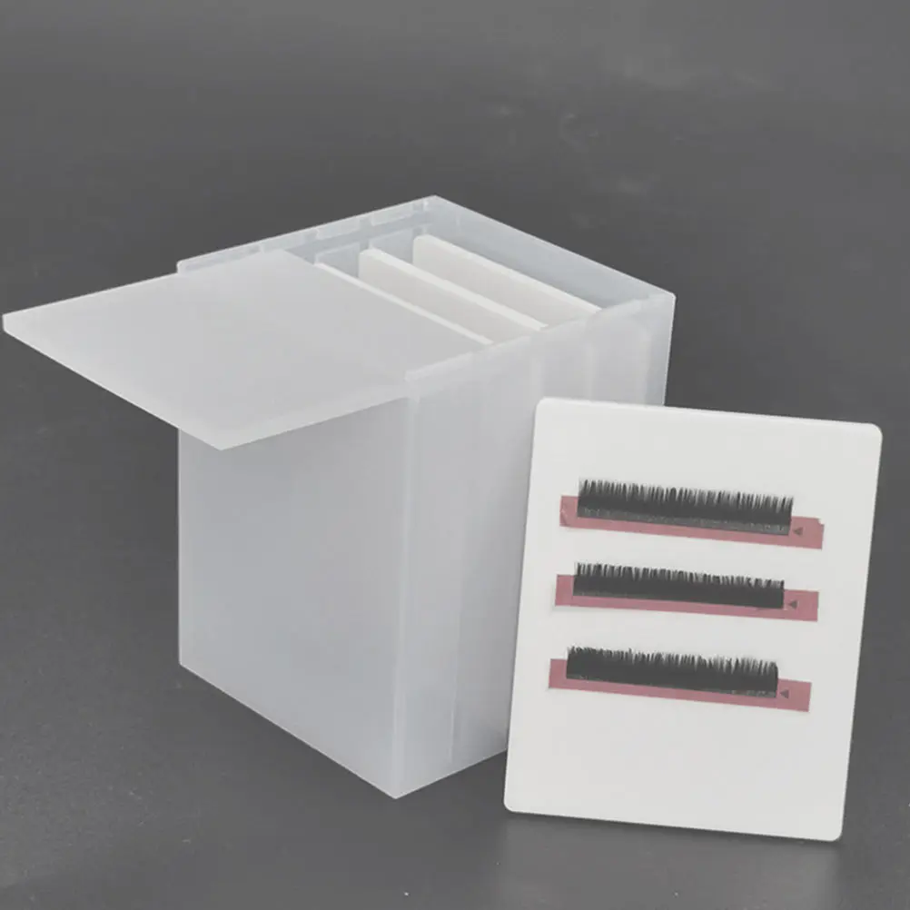 

Eyelash Storage Box ganizer False Eyelash Container Multi layer White Design Large Capacity Grafting Lash Case Display