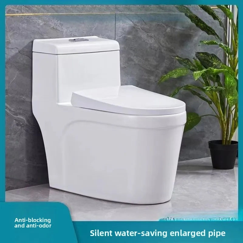 Ceramic toilet One-piece siphon toilet Flush toilet