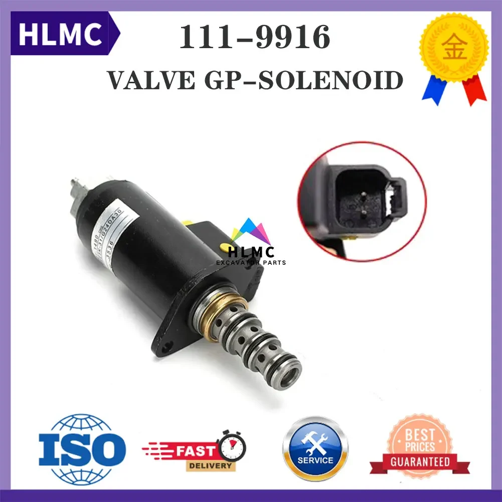 Excavator Spare Parts KT320B/C/D Hydraulic Pump Solenoid Valve CA1119916 111-9916 1119916 For E320B 320C 320D